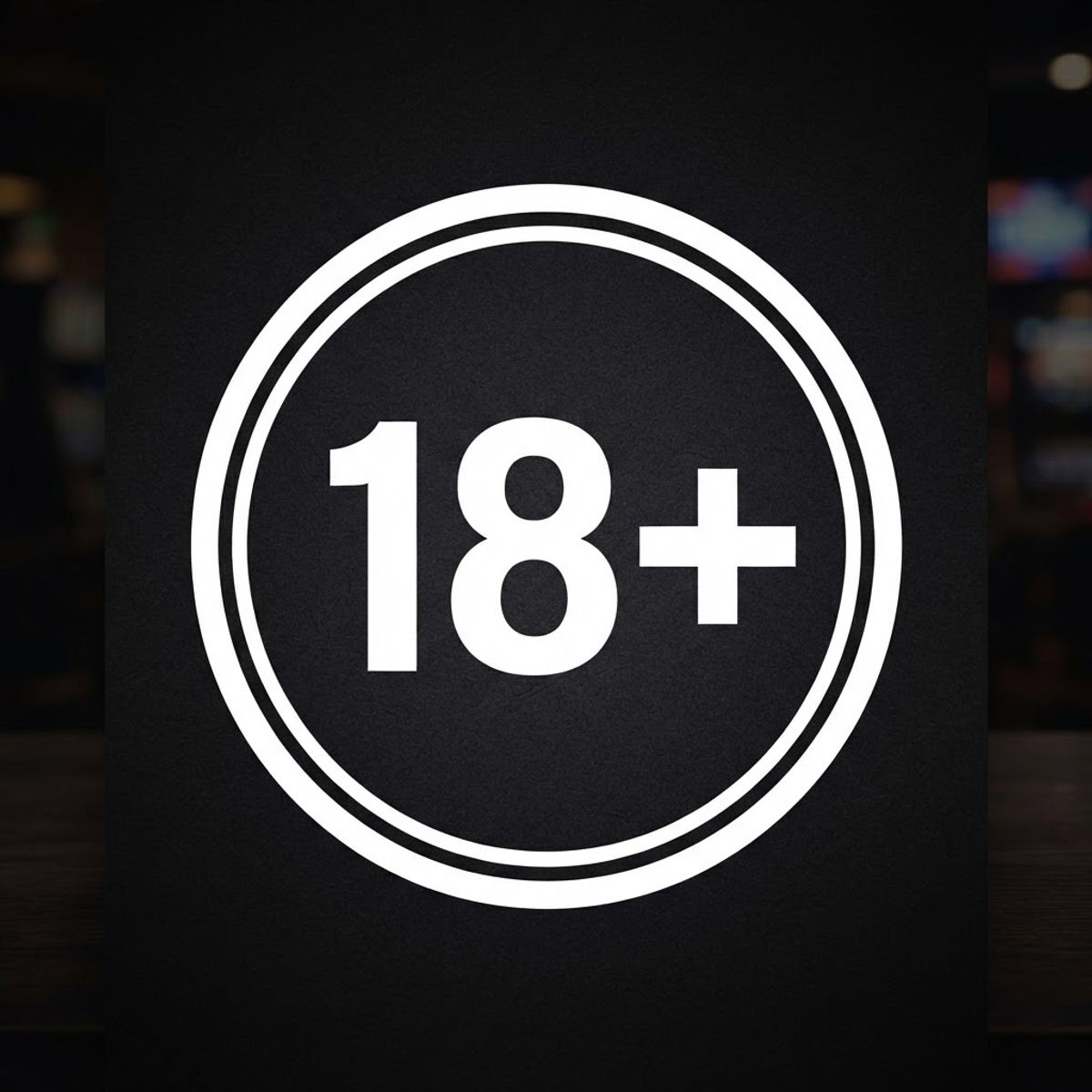 18 plus leeftijdslimiet badge